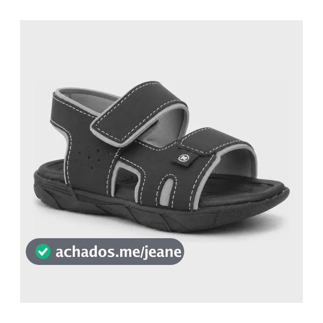 Sandália Infantil Menino Bebê Casual Ajustável Original