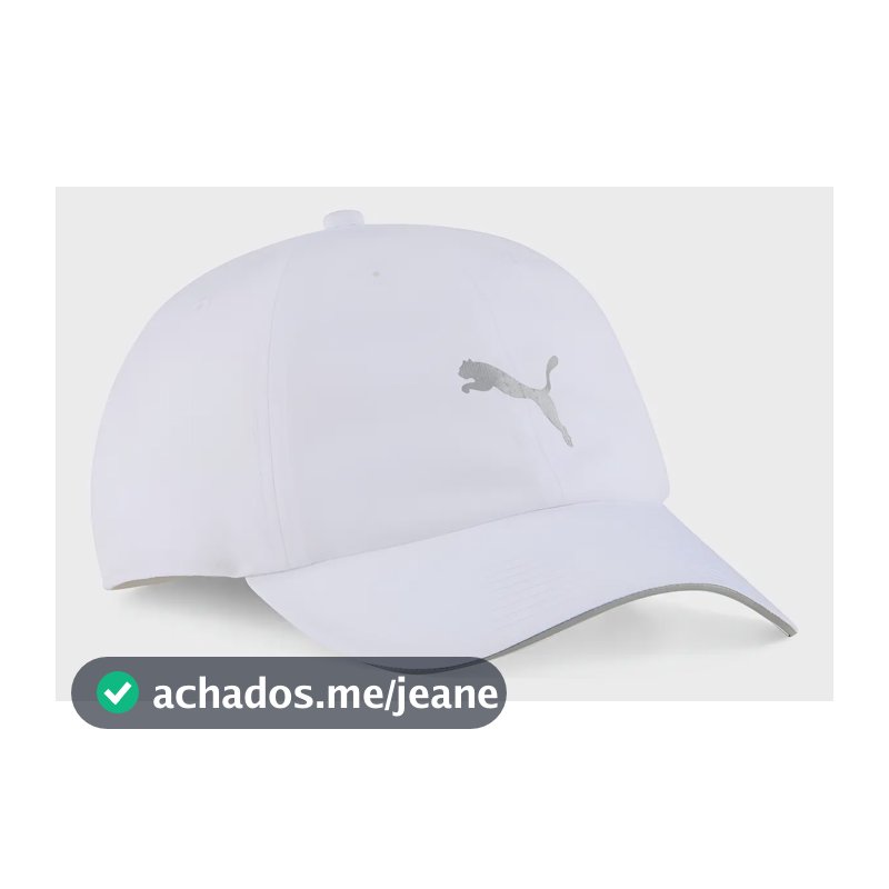 Boné Aba Curva Running Iii Puma Cor Branco Tamanho Un