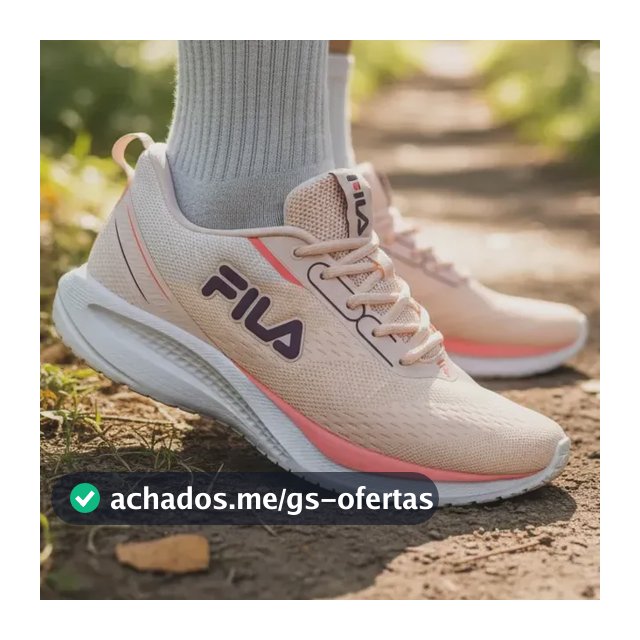 Tênis Fila Rise Up Feminino Confortável Mesh Leve Esportivo Rosa-claro/roxo Liso 37 37