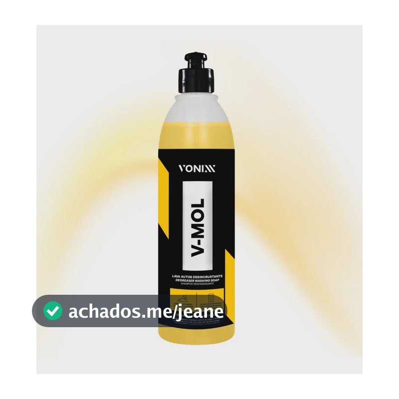 Shampoo Automotivo Limpeza Pesada Vonixx V-mol 500ml Biodegradável
