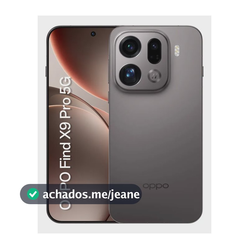 Smartphone Oppo Find X9 Pro 512gb 16gb Ram Cinza Titânio