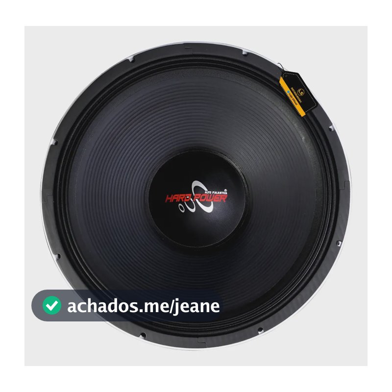 Subwoofer Hardpower Hp1750sg 4ohms 18 Polegadas Branco