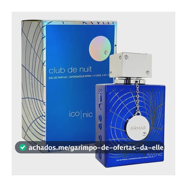 Perfume Club De Nuit Iconic ARMAF 105ml Eau De Parfum - Masculino