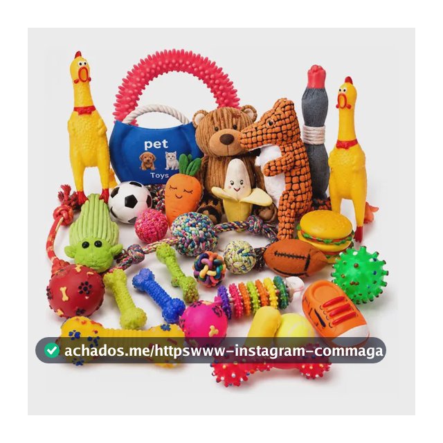 Kit 10 Brinquedos Mordedor Cachorro Filhote Antiestresse