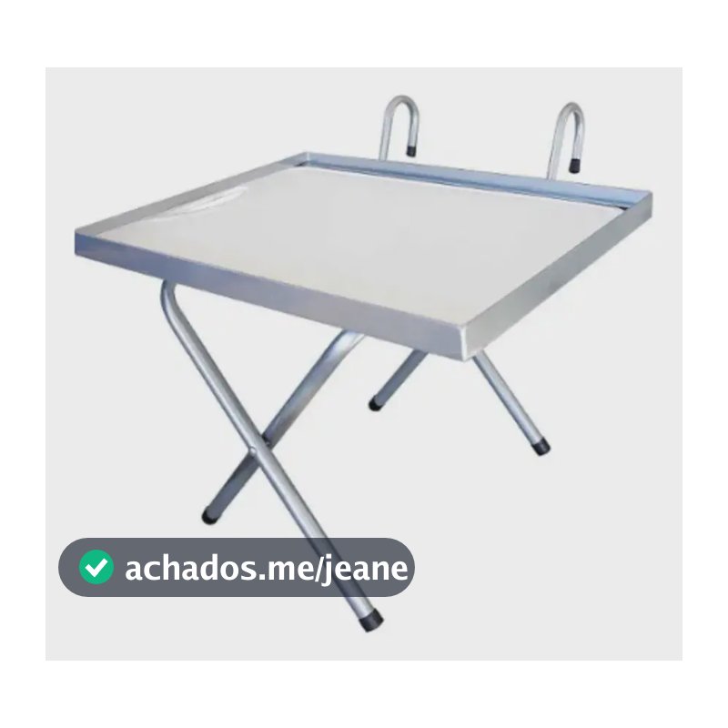 Mesa Dobrável Narciso 2 Em 1 P/ Barco E Camping 0385