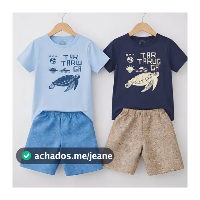 Conjunto Infantil Verão Roupa De Criança Menino 01 A 10 Anos
