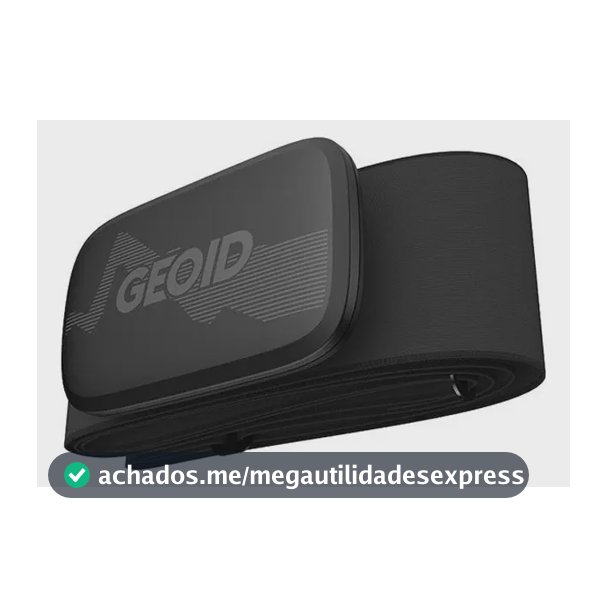 Cinta Cardíaca Geoid Ant + Bluetooth Bike Corrida Monitor Cor Preto