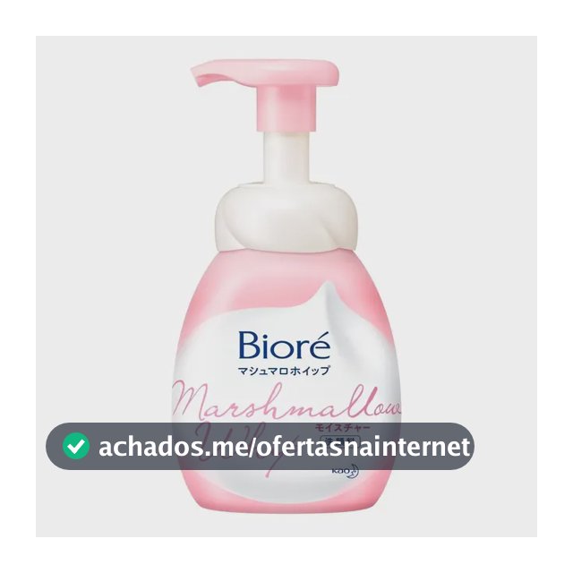 Sabonete Facial em Espuma Bioré Marshmallow Whip para Todos os Tipos de Pele