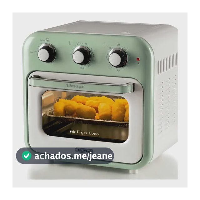 Fritadeira Airfryer Oven Ariete 4632 Vintage cor verde claro 16l 1200w 127v