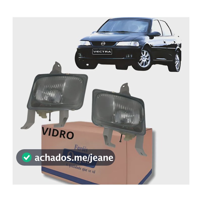 Par Farol Auxiliar Vectra 1996 1997 98 1999 - Orgus Cristal Vectra Cd Gl Gls 96 97 98 99