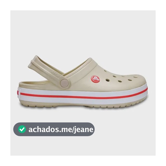Sandália Crocs Crocband Clog Stucco/melon