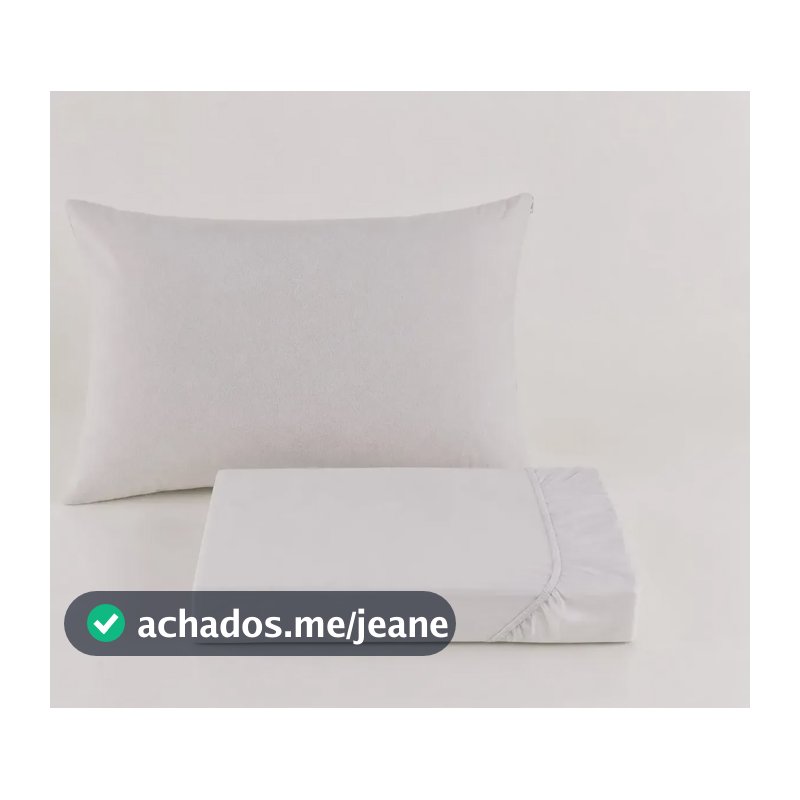 Kit Protetor 3 peças Essence solteiro Karsten Hotelaria (2 Protetores de Fronha + 1 Protetor de colchão)