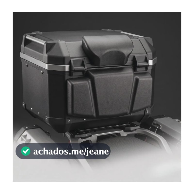 Encosto De Bau Universal Para Moto Top Case Acolchoado