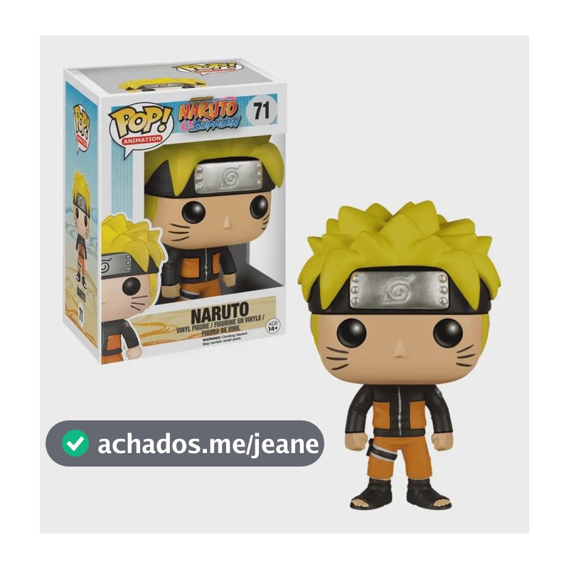 Boneco Funko Pop! Naruto Shippuden - Naruto
