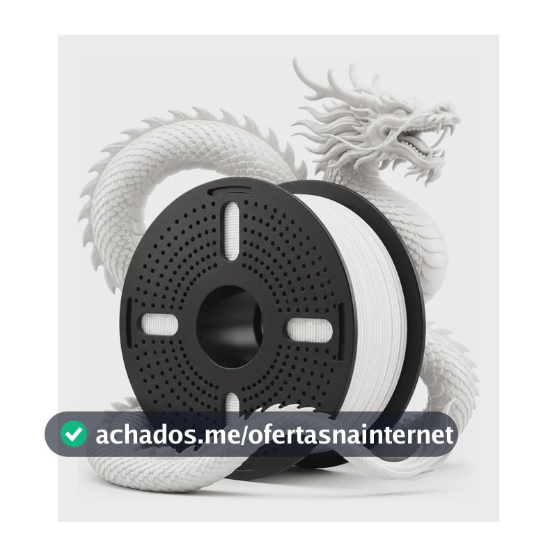 Filamentos Impressora 3d Print Pulse 1 Kg Pet G 1.75mm Cores Branco