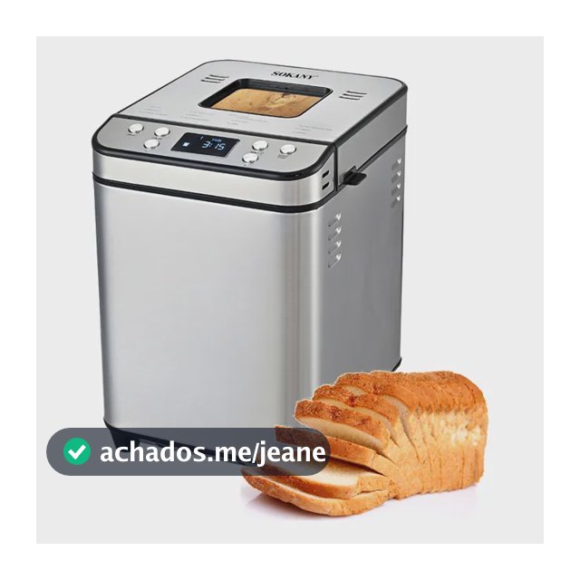 Máquina De Pão Automática Panificadora Elétrica Doméstica
