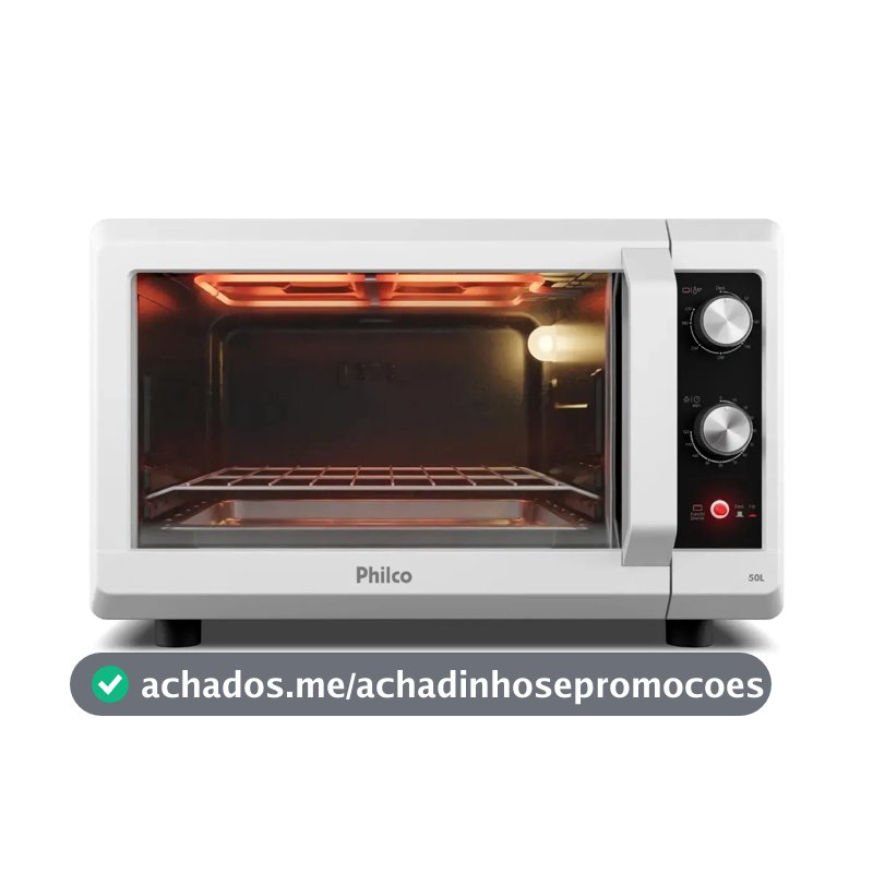 Forno Elétrico 50l Philco Dupla Resistência Pfe56b 127v Branco