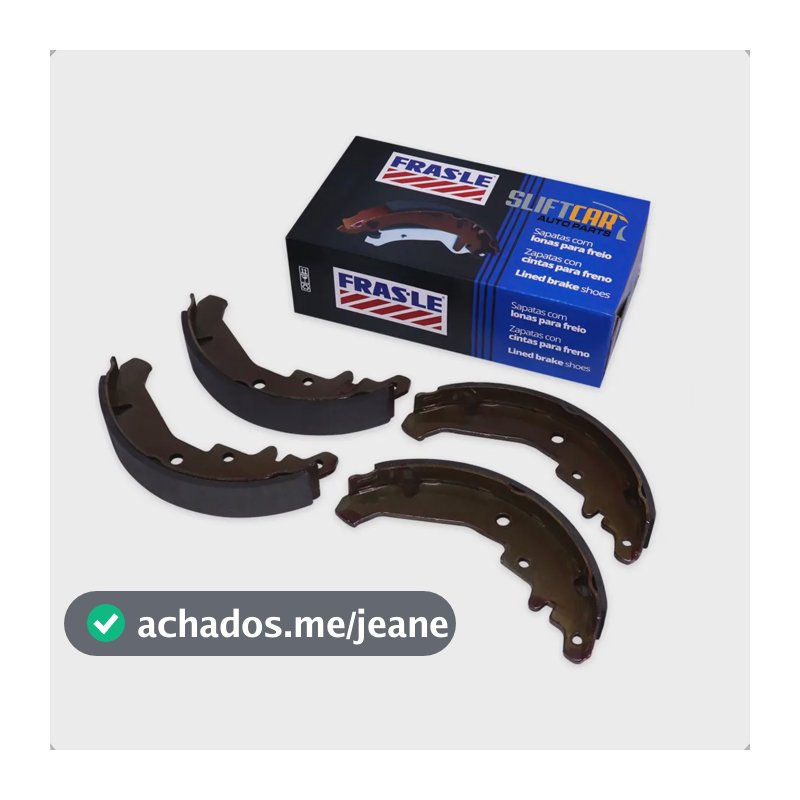 Sapata Lona Freio Chevrolet S10 2.8 2015 2016 2017 2018 2019