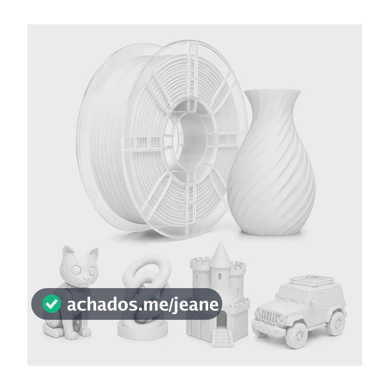 Filamento Pla Matte Sol3d 1kg 1,75mm Para Impressão 3d Branco