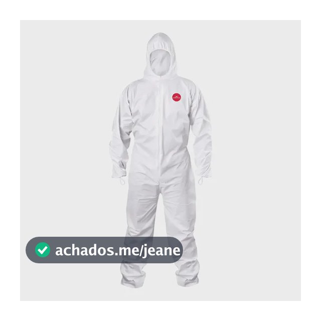 Macacão Descartável Proteção Química Pintura Laboratório