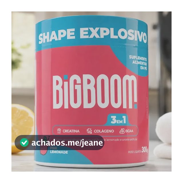 Big Boom Suplemento 3 Em 1 Fórmula Exclusiva Sabor Pink Lemonade Loja Big Boom