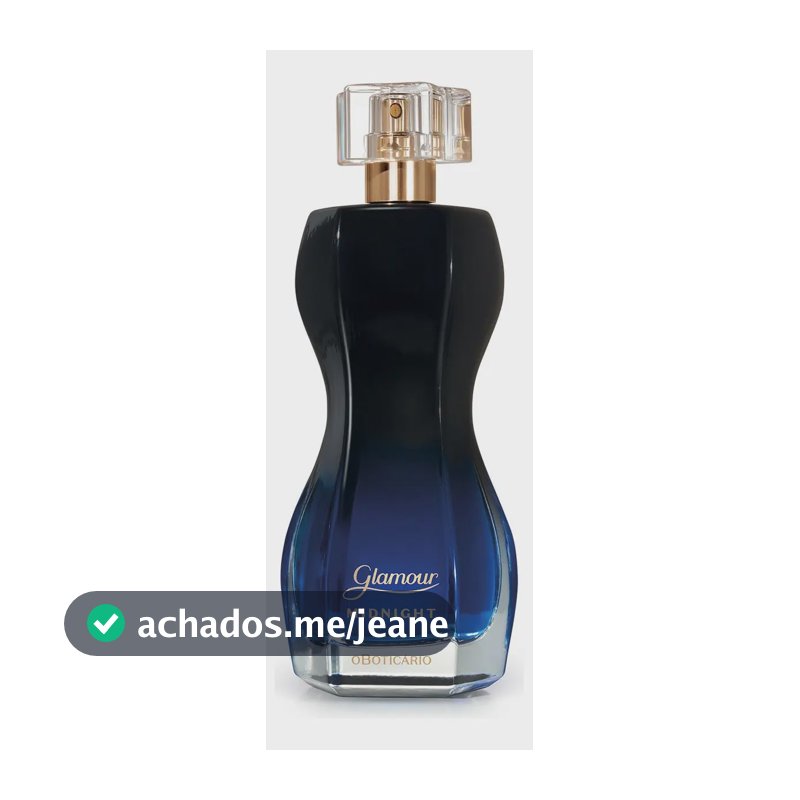 O Boticário Glamour Midnight Feminino Colônia desodorante Spray 75ml
