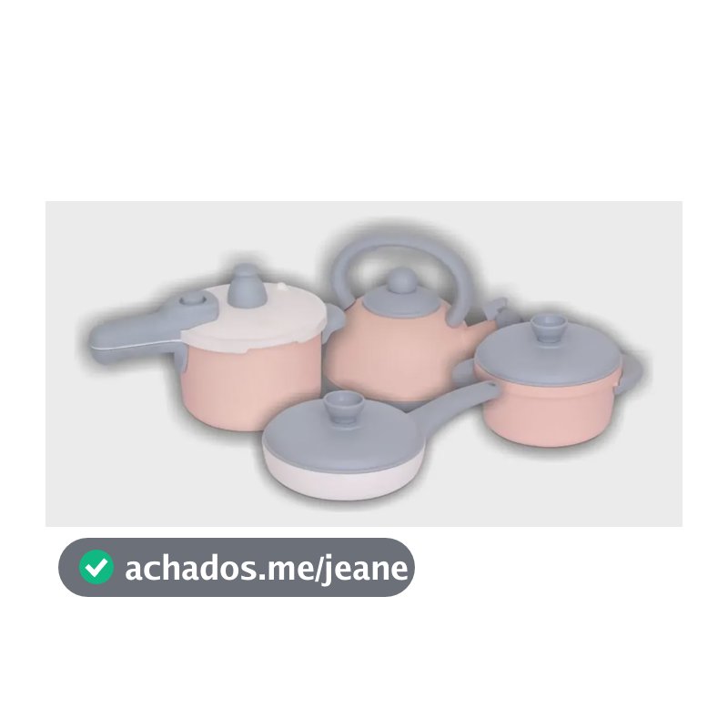 Kit De Panelas Cozinha Infantil Menina Baby Gourmet