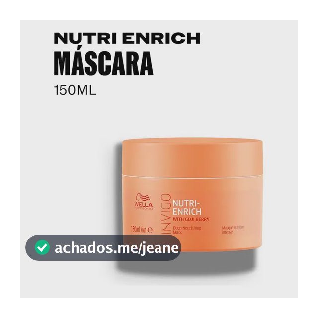 Máscara Wella Invigo Nutri-enrich 150ml