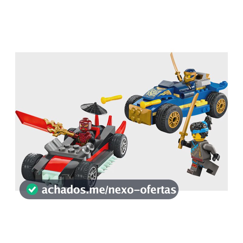 Lego® Ninjago Duelo Carros De Corrida Rogue Vs. Drix 71840