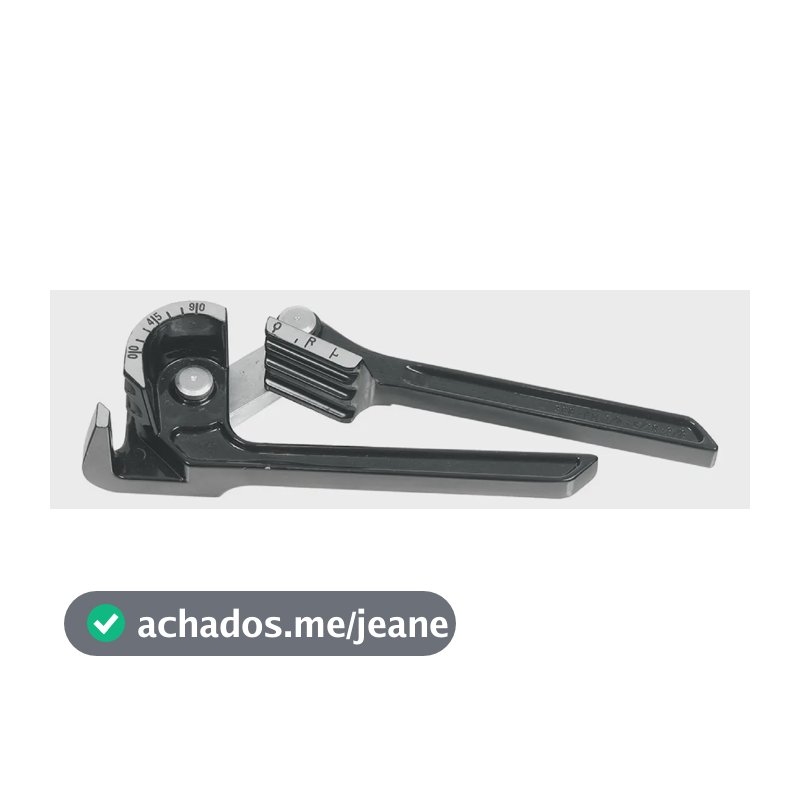 Curvador De Tubos Triplo Noll Aço Cobre Manual 1/4'' 5/16'' 3/8''