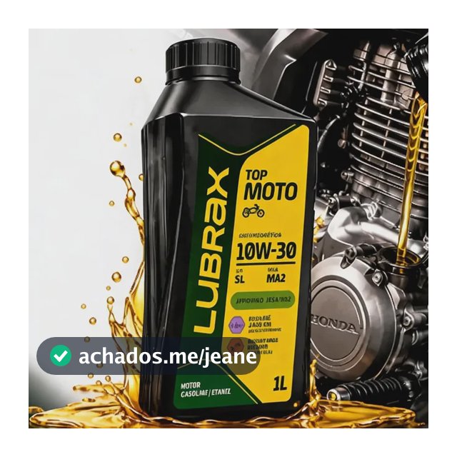 Óleo De Motor Moto 10w30 1litro Semi Sintetico 4t Api Sl Ma2