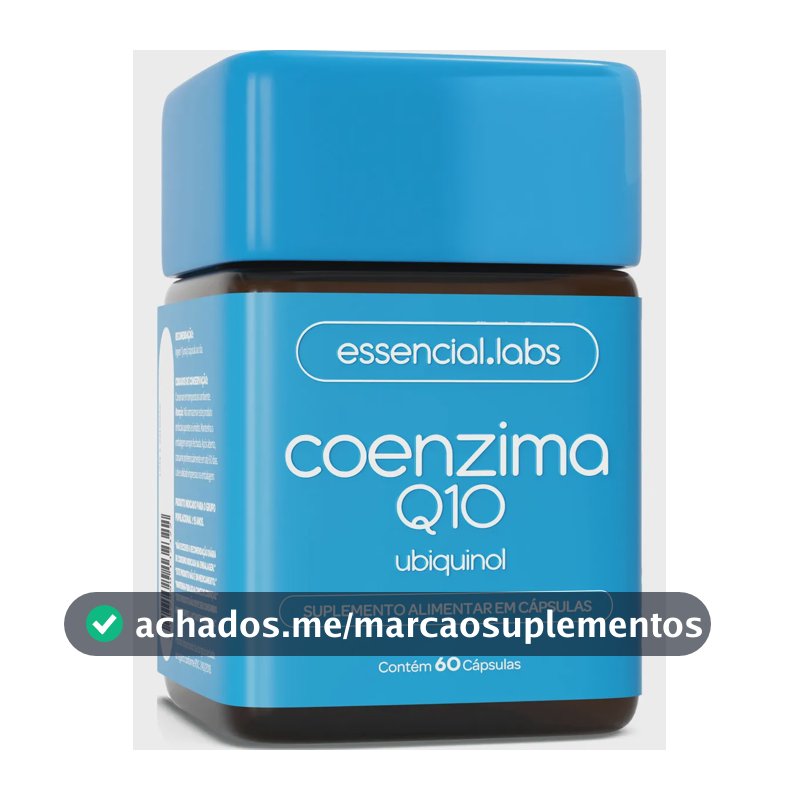 COENZIMA Q10 UBIQUINOL 100mg por Cápsula - 60 Cápsulas - Fórmula Concentrada com Matéria-prima Importada