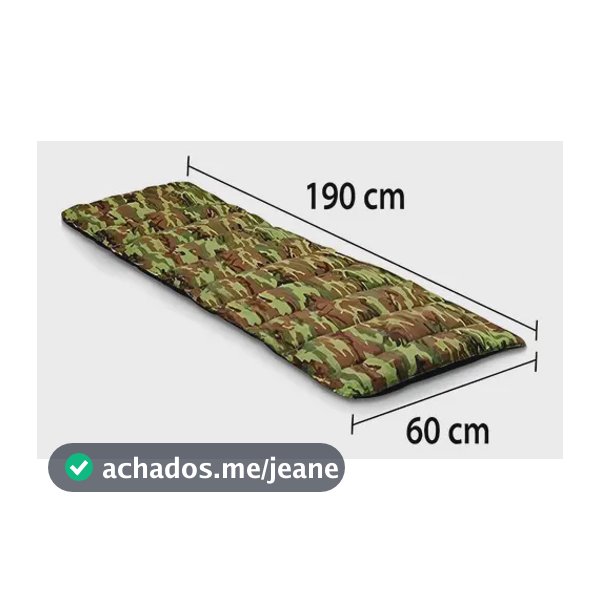 Colchonete Acampamento Fácil Transporte Imediato Cor Camuflado Localização Do Zíper N/a