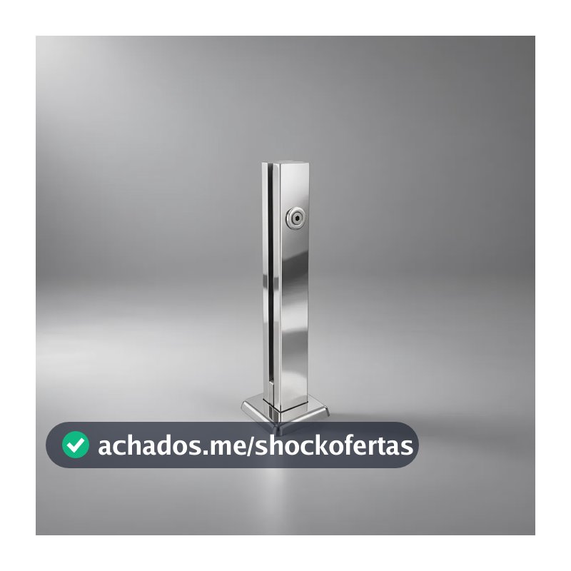 Coluna Torre Em Inox 30 Cm Guarda Corpo Sacada Escada