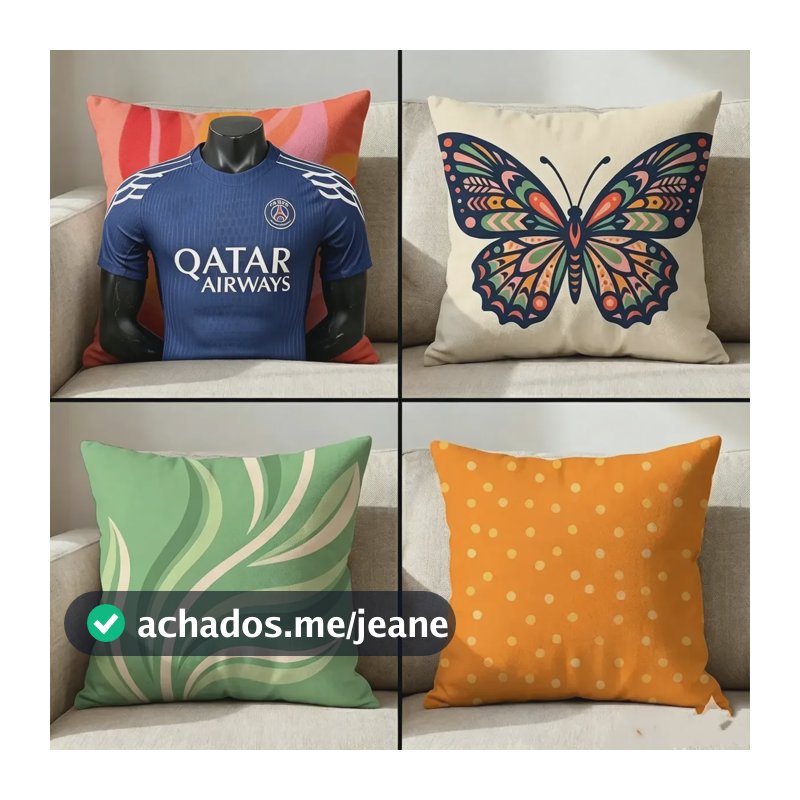 T Capt De Almofadt 45x45 Kit 4 Unidades Borbolett FloraLG-za