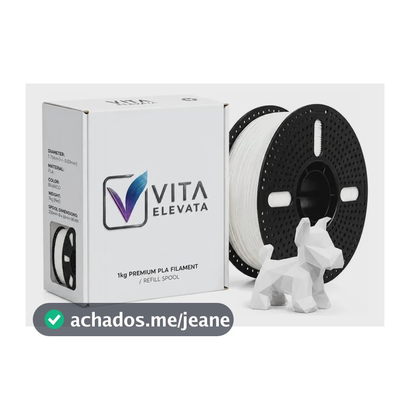 Filamento Pla Premium 1,75mm 1kg Impresso3d - 13 Cores Branco