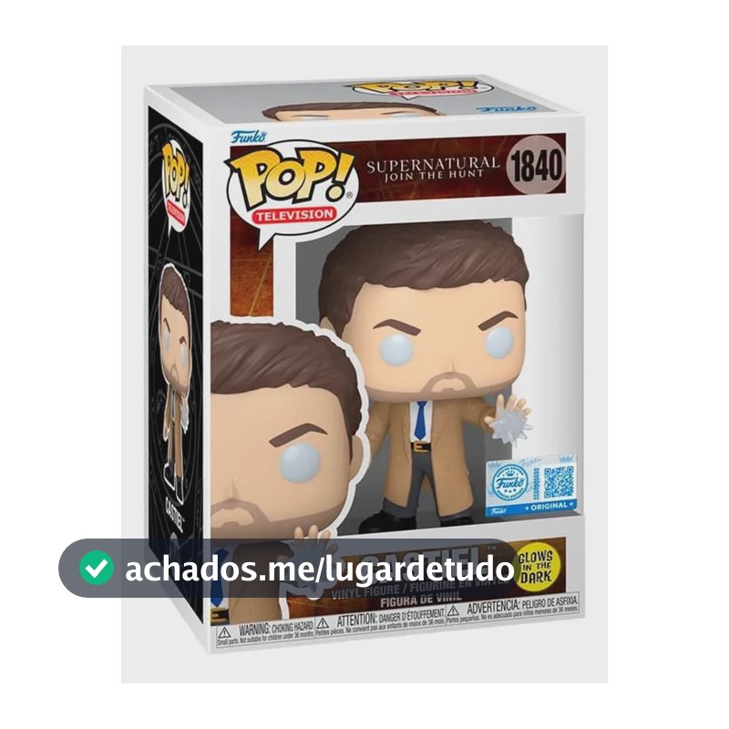 Boneco Funko Pop! Supernatural - Castiel (glow)