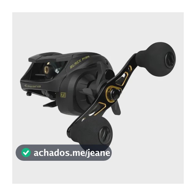 Carretilha De Pesca Kawana Black Pira 400 Drag 18kg Esquerdo