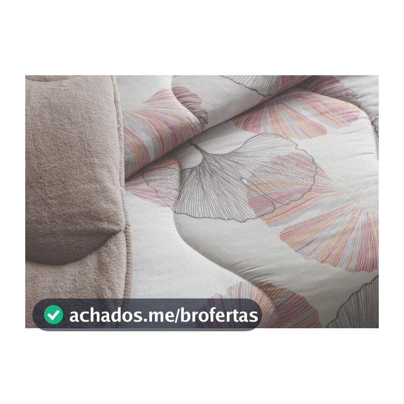 Coberdrom Edredom Grosso Dupla Face Blend Comfort Solteiro Altenburg