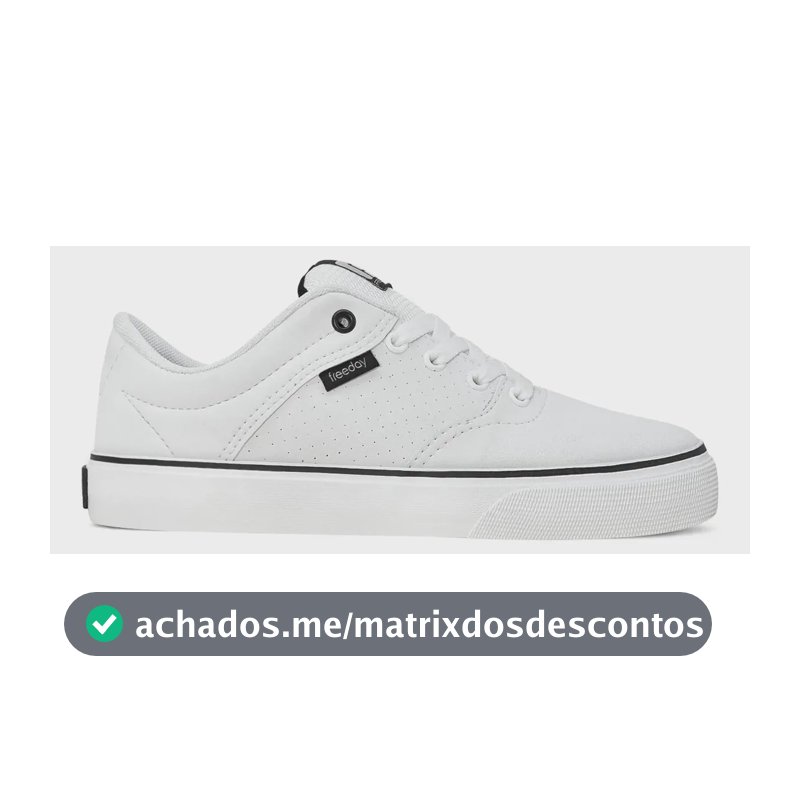 Tênis Freeday Flip Eco Unissex | Branco Branco 37 Br