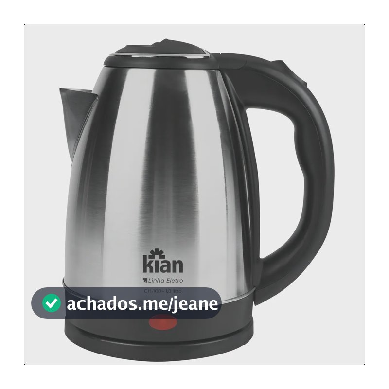 Chaleira Elétrica Kian 1,8l Inox Ch-100
