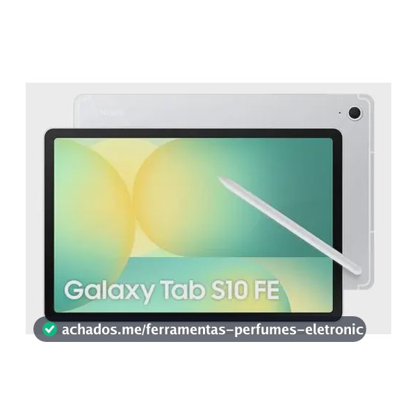 Samsung Galaxy Tab S10 Fe Wifi 128gb Tela 10,9'' 90hz Prata Prateado