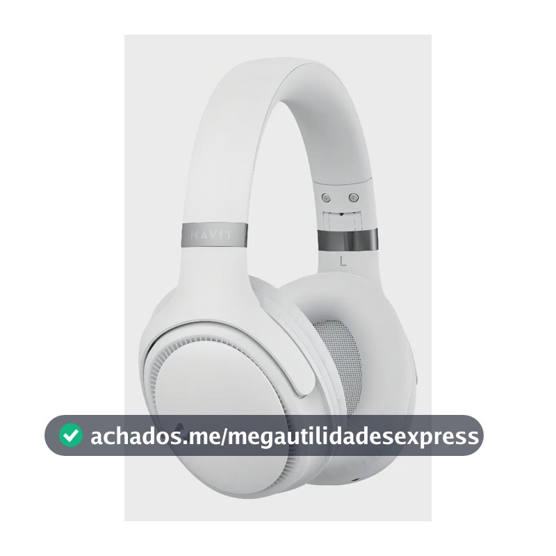 Heaphone Havit H630bt Bluetooth 5.3 On-ear 3d 55h Cor Bege