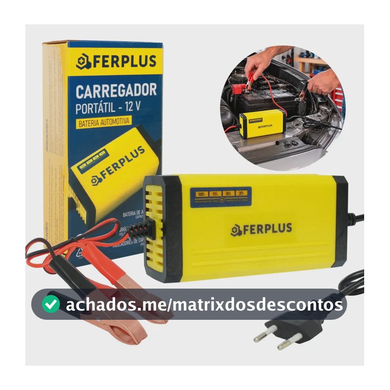 Carregador 12v 24w Bivolt 2a Moto Carro Inteligente