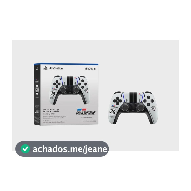 Controle sem fio DualSense – Edição Limitada Gran Turismo