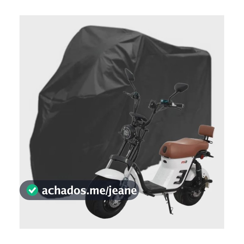 Capa Impermeável Para Bicicleta Proteção Completa Bike Preto Padrão