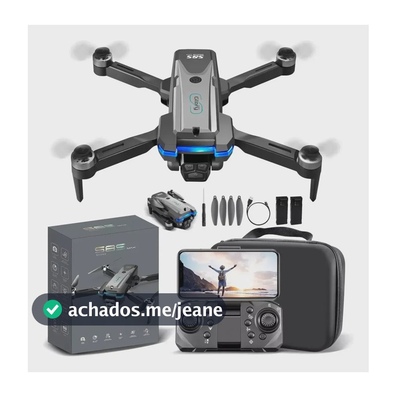 Drone S8s Pro Max Motor Brushles Camera Hd 4k 2 Baterias Top