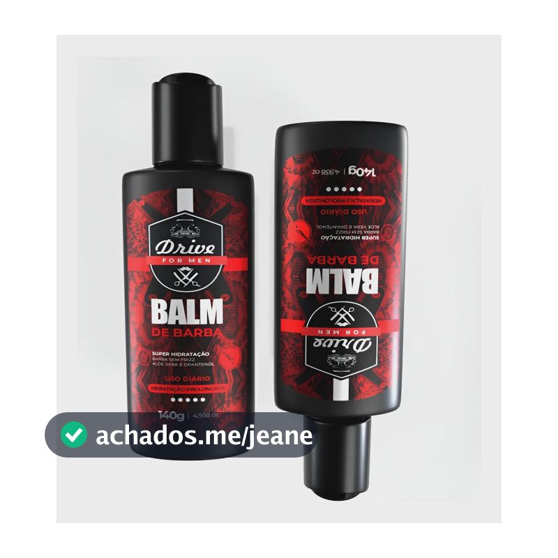 Balm Para Barba 140g Notas Frescas E Amadeiradas Base Ameixa Notas Frescas E Amadeiradas
