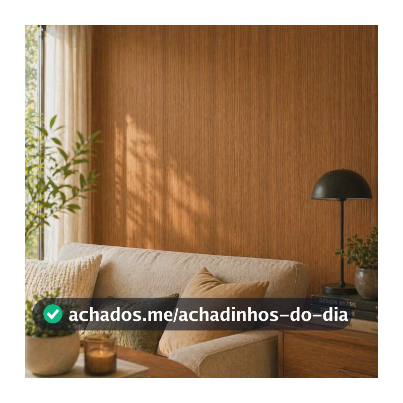 Papel De Parede Madeira Lavável Vinílico 10 Metros Adesivo Carvalho