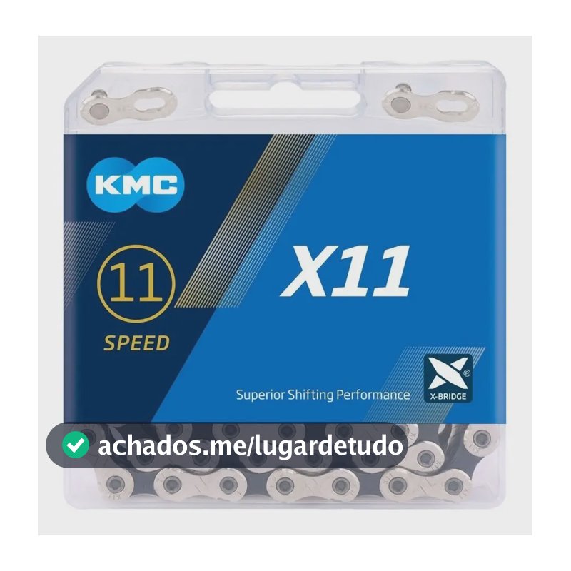Corrente Kmc X11 Silver 118 Elos 11v 1x11v 2x11v Mtb Speed